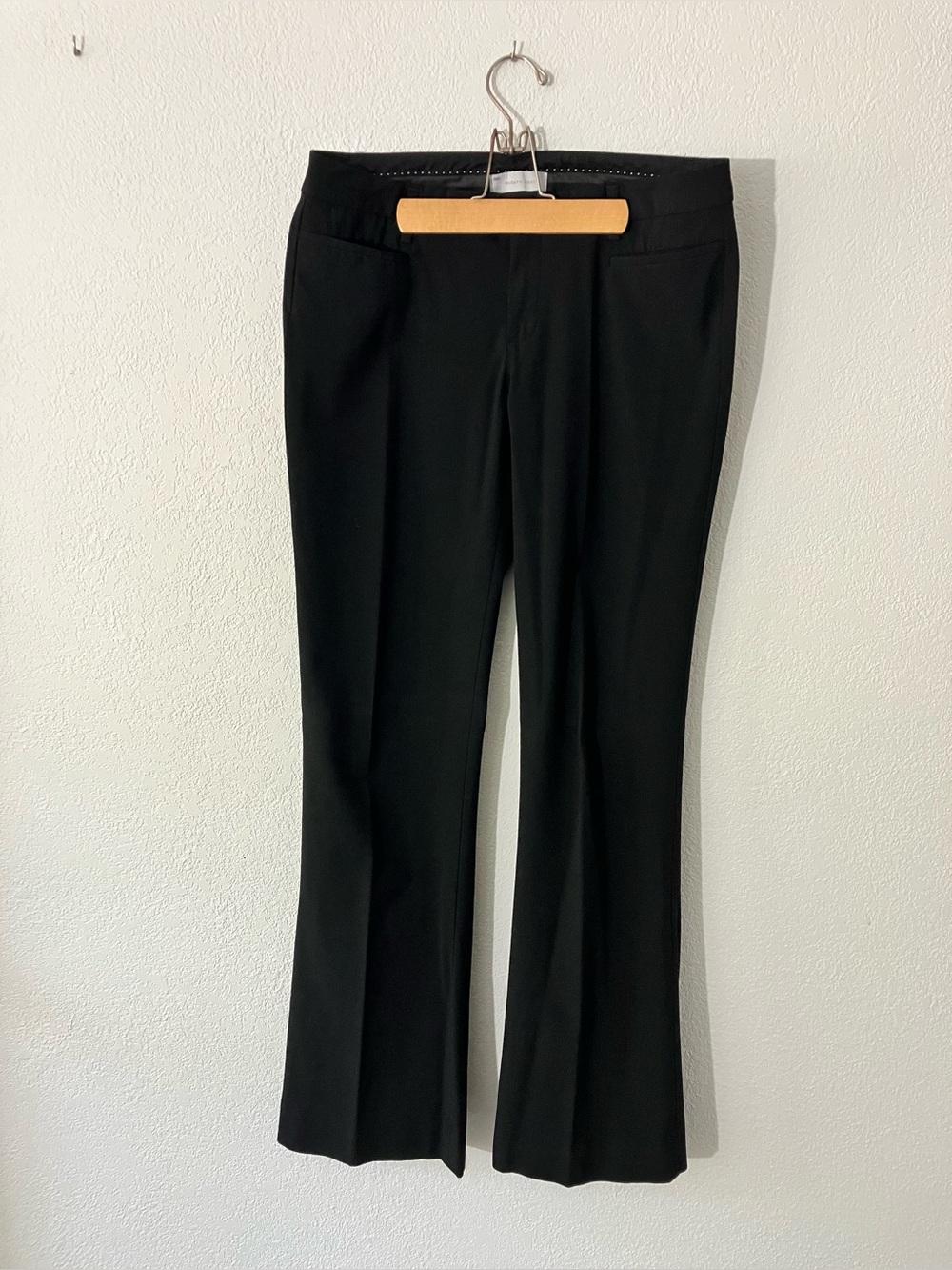 gap modern bootcut low rise black pants - 8L